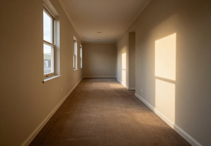 Restored living room in Kemps Creek after flood damage repair